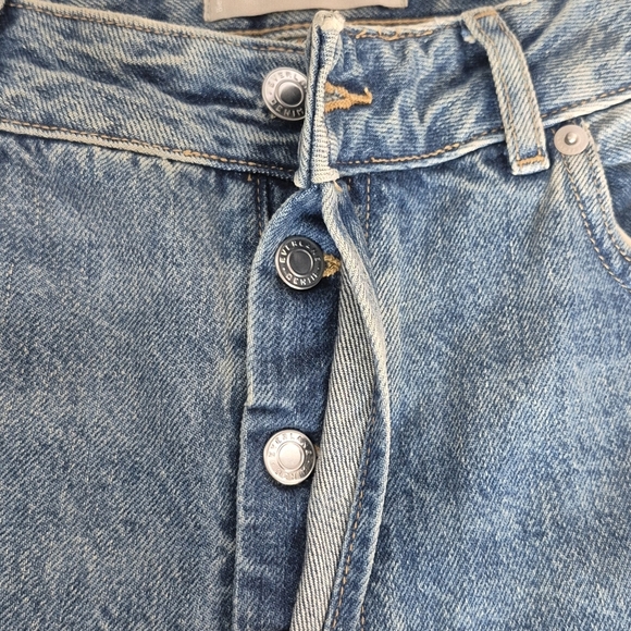 Everlane The Curvy '90s Cheeky Straight Jeans - Size 31 Crop - Picture 8 of 15